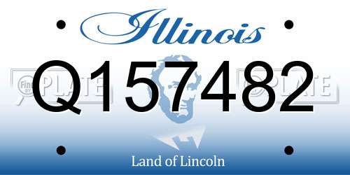 Q157482 Illinois License Plate