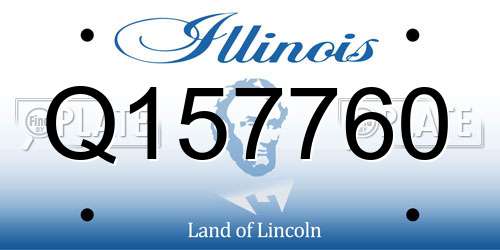 Q157760 Illinois License Plate