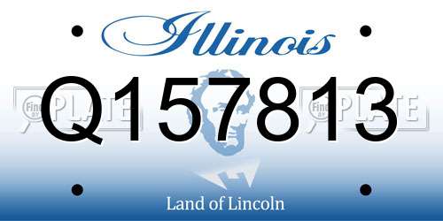 Q157813 Illinois License Plate
