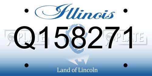 Q158271 Illinois License Plate