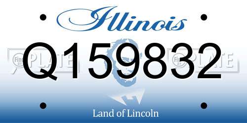 Q159832 Illinois License Plate