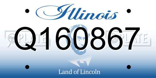 Q160867 Illinois License Plate