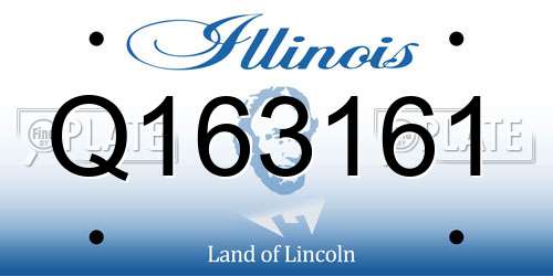 Q163161 Illinois License Plate