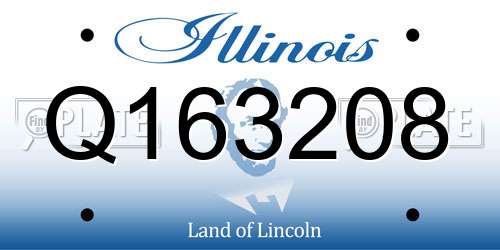 Q163208 Illinois License Plate