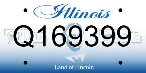 Q169399 Illinois License Plate