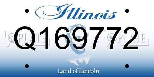 Q169772 Illinois License Plate