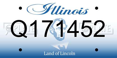 Q171452 Illinois License Plate