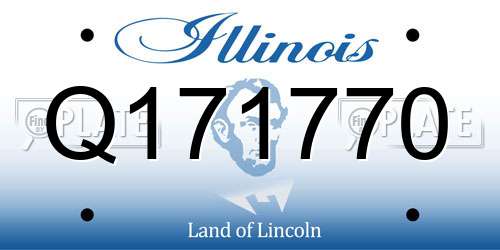 Q171770 Illinois License Plate