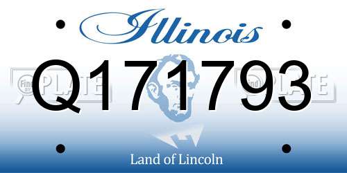 Q171793 Illinois License Plate