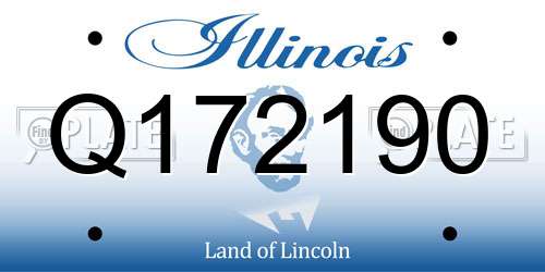 Q172190 Illinois License Plate