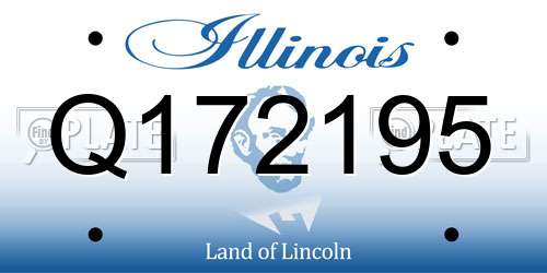 Q172195 Illinois License Plate