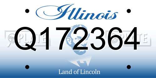 Q172364 Illinois License Plate