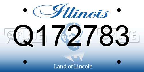 Q172783 Illinois License Plate