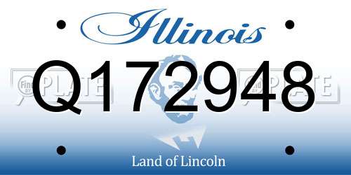 Q172948 Illinois License Plate