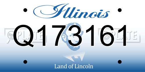 Q173161 Illinois License Plate