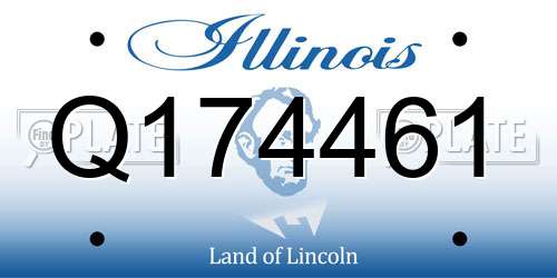 Q174461 Illinois License Plate