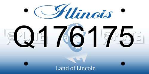 Q176175 Illinois License Plate