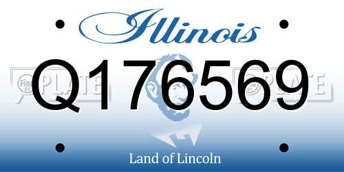 Q176569 Illinois License Plate