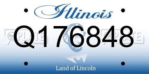 Q176848 Illinois License Plate