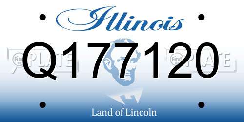 Q177120 Illinois License Plate