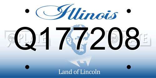 Q177208 Illinois License Plate