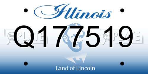 Q177519 Illinois License Plate