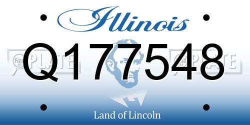 Q177548 Illinois License Plate