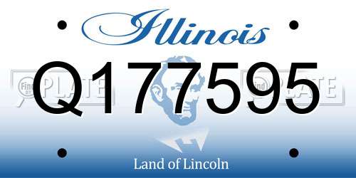 Q177595 Illinois License Plate