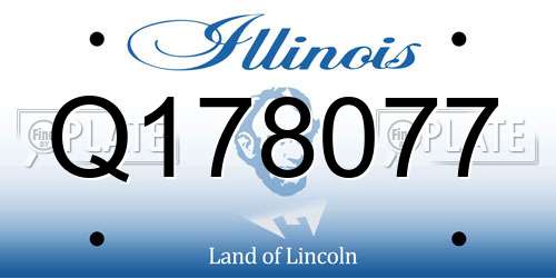 Q178077 Illinois License Plate