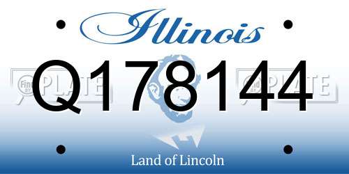 Q178144 Illinois License Plate