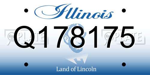 Q178175 Illinois License Plate