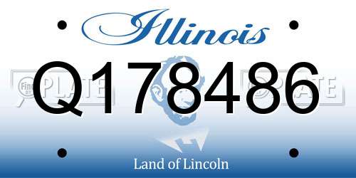 Q178486 Illinois License Plate