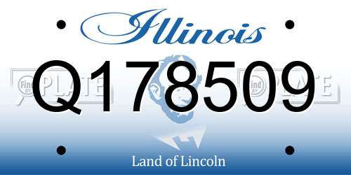 Q178509 Illinois License Plate
