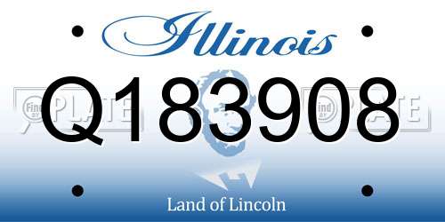 Q183908 Illinois License Plate