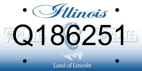 Q186251 Illinois License Plate