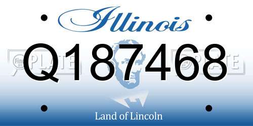 Q187468 Illinois License Plate