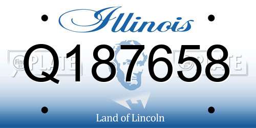Q187658 Illinois License Plate