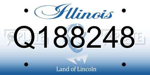 Q188248 Illinois License Plate