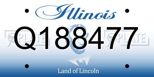 Q188477 Illinois License Plate