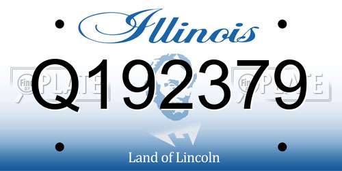 Q192379 Illinois License Plate