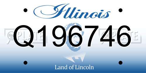 Q196746 Illinois License Plate