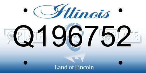 Q196752 Illinois License Plate