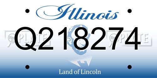 Q218274 Illinois License Plate