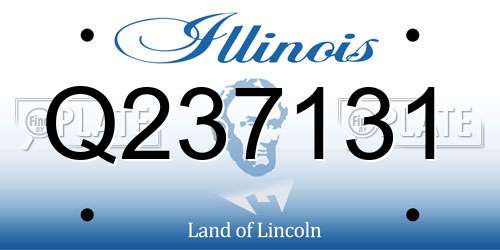 Q237131 Illinois License Plate