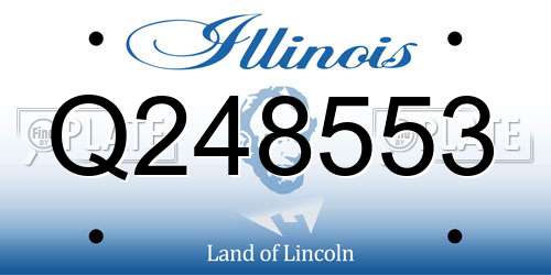 Q248553 Illinois License Plate