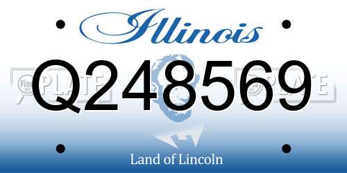 Q248569 Illinois License Plate