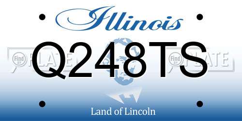 Q248TS Illinois License Plate