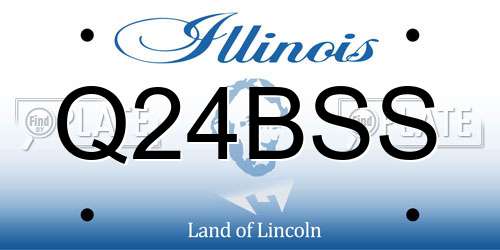 Q24BSS Illinois License Plate