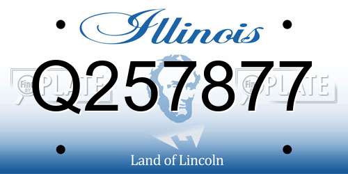 Q257877 Illinois License Plate