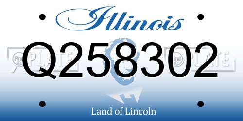 Q258302 Illinois License Plate